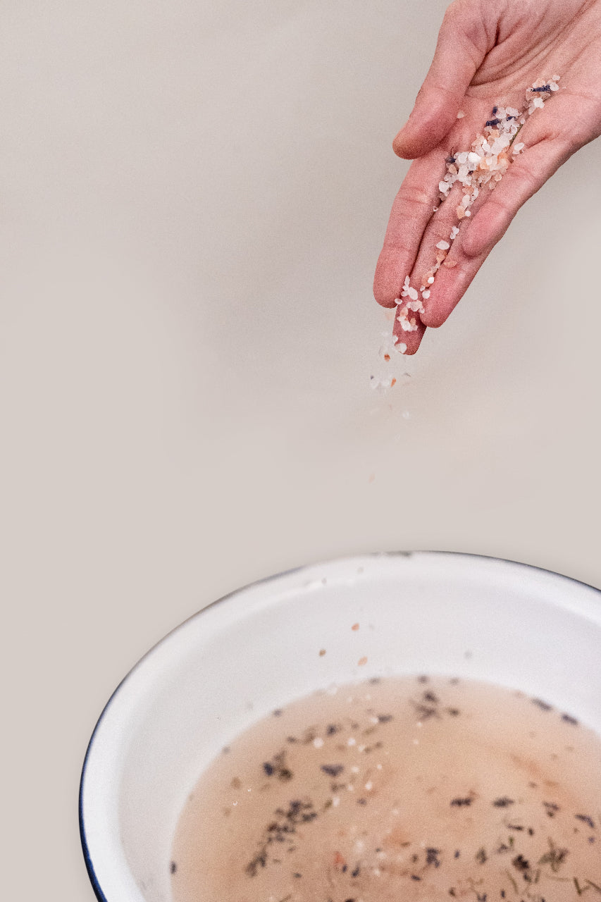 Root & Ritual Gallery – Salt and Lavender Pour Ritual