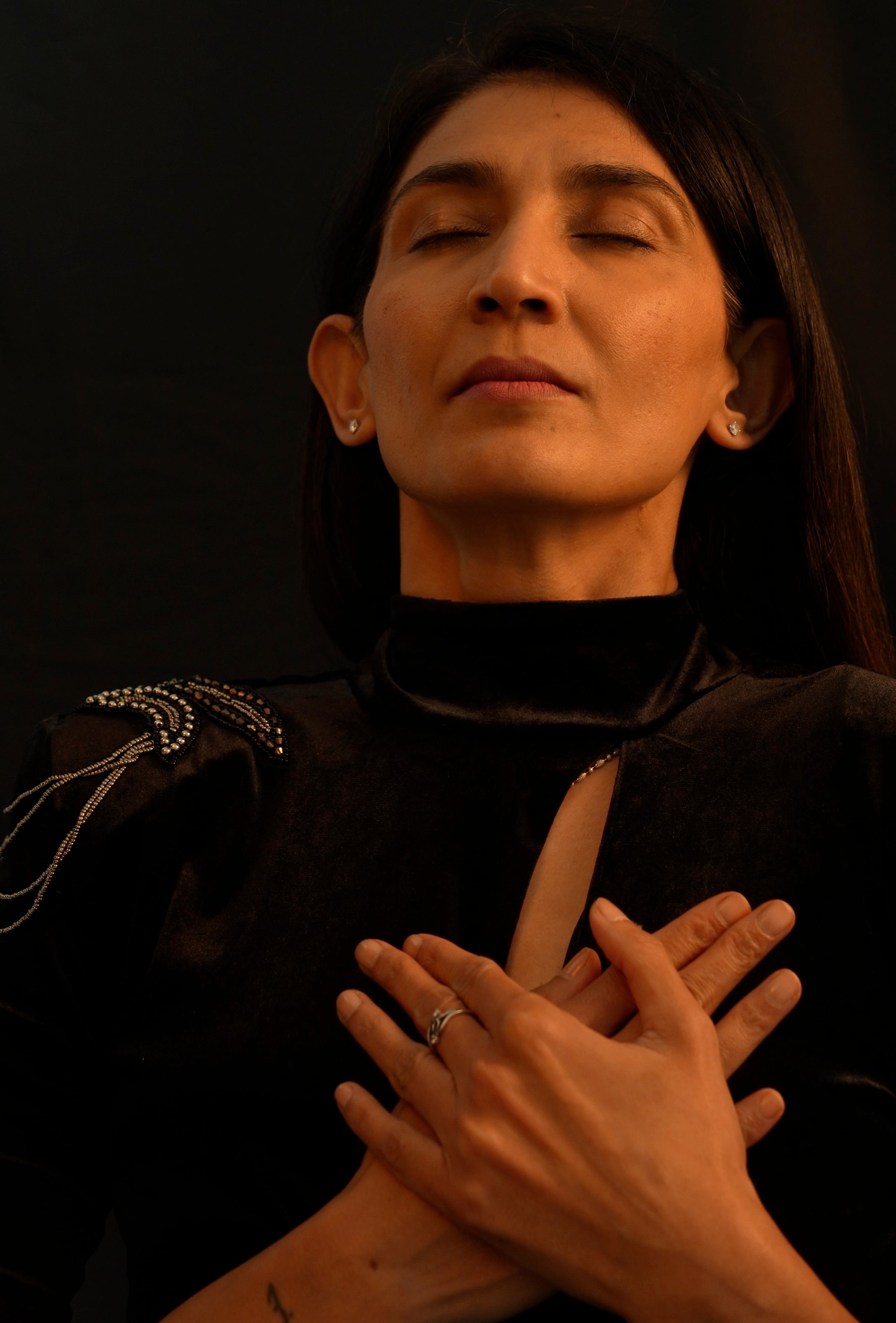 Root & Ritual-Rituals_Journal_Founder with Hands on Chest Breathing